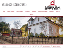 Tablet Screenshot of dothanrealestateteam.com